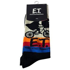 E.T. The Extra Terrestrial Socks Men’s Crew 80s Movie Retro Graphic Novelty Gift